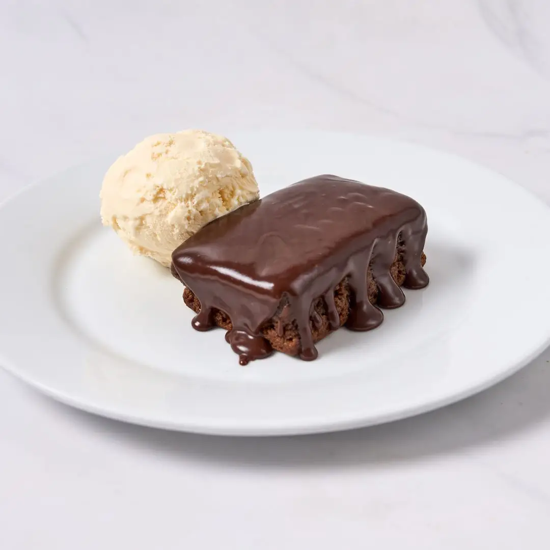 Brownie Con Helado